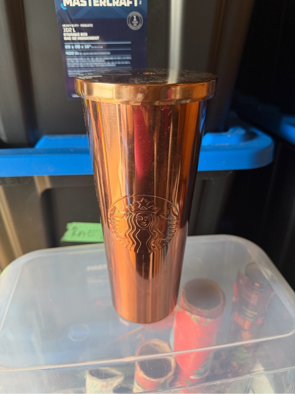 Starbucks Copper Stainless Steel Tumbler - Metallic Copper *READ DESCRIPTION*